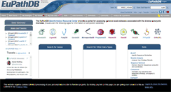 Desktop Screenshot of eupathdb.org